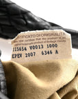 Nappa Intrecciato Large Veneta Hobo Black