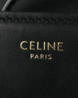 Shiny Calfskin Triomphe Shoulder Bag Black