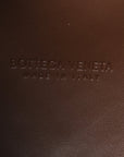 Suede Intrecciato Small The Lauren 1980 Clutch With Chain Praline Musk Washed Brownie
