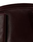 Shiny Nappa Calfskin Small Paseo Bag Burgundy