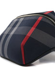 House Check Sonny Bum Bag Navy Grey