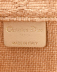 Raffia Cannage Medium Book Tote Natural
