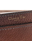 Metallic Calfskin J'AD1OR Chain Flap Bag Noisette