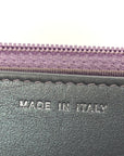 Iridescent Lambskin Quilted Reissue Wallet On Chain WOC Light Purple