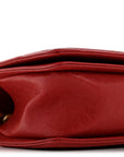 Lambskin Quilted Medium Boy Flap Red