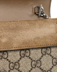 GG Supreme Monogram Super Mini Dionysus Shoulder Bag Taupe