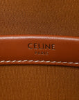 Triomphe Canvas Calfskin Mini Horizontal Cabas Tan