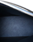 Cuoio Romano Selleria Denim Effect Medium By The Way Soft Boston Bag Blue