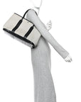 Toile Buffle Skipper Garden Party 36 MM Tote Black