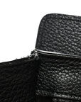 Drummed Calfskin Mini Luggage Black