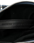 Denim BB Monogram Le Cagole Shoulder Bag XS Blue