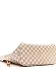 Damier Azur Neo Neverfull MM Rose Ballerine