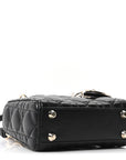 Lambskin Cannage Micro Lady D1OR Black