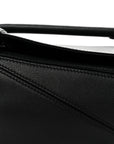 Calfskin Mini Puzzle Bag Black