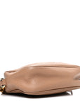 Pebbled Calfskin Small Soho Disco Bag Rose Beige