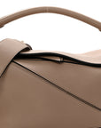 Calfskin Medium Puzzle Bag Sand
