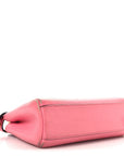 Shiny Nappa Micro Peekaboo Iconic Satchel Rosa Fluo