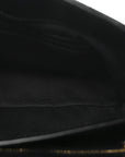 Calfskin Y Quilted Monogram Toy Loulou Crossbody Bag Black
