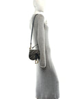 Oblique Mini Saddle Bag With Strap Blue