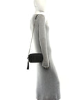 Grain De Poudre Matelasse Monogram Mini Lou Camera Bag Black