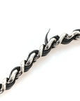 Calfskin Quilted Cambon Wallet on Chain WOC Black
