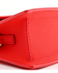 Rubberized Calfskin Le Chiquito Moyen Red