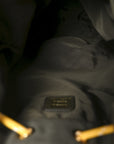 Canvas Gabardine Bucket Bag Oliva Giallo