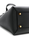 Grained Calfskin Mini Belt Bag Black
