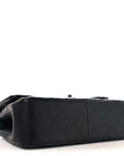 Lambskin Quilted Jumbo Double Flap So Black