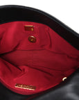 Lambskin Quilted Large CHNL 19 Flap Black