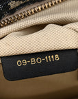 Oblique Small D1ORAddict Flap Bag Navy Blue