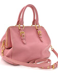 Goatskin Madras Bauletto Peonia