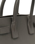 Grained Calfskin Baby Sac De Jour Fog