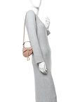 Goatskin Micro Saddle Bag Rose Des Vent