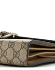 GG Supreme Monogram Mini Dionysus Chain Wallet Beige Taupe