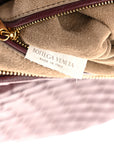 Lambskin Intrecciato Medium Padded Veneta Deep Mahogany