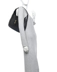 Boarded Dyana Lux Calfskin Medium Jackie 1961 Hobo Black