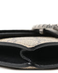 GG Supreme Monogram Super Mini Dionysus Shoulder Bag Black