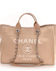 Mixed Fibers Medium Deauville Tote Beige