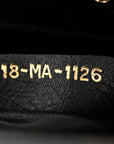 Calfskin Beaded Mini Lady D1OR Black