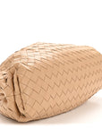 Nappa Maxi Intrecciato The Pouch Oversized Clutch Almond