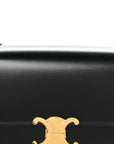 Shiny Calfskin Medium Triomphe Black