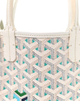 Goyardine Poitiers Claire Voie Tote White Opaline