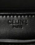 Calfskin Besace Clea Chain Triomphe Black