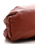 Smooth Butter Calf The Pouch Oversized Clutch Bordeaux