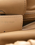 Gaufre Lambskin Cannage Delices Tote Beige