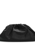 Smooth Butter Calf The Pouch Oversized Clutch Black
