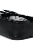 Calfskin Matelasse Monochrome GG Marmont Chain Belt Bag Black