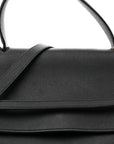 Grained Calfskin Mini Belt Bag Black