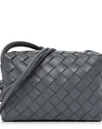 Nappa Intrecciato Mini Loop Camera Bag Thunder